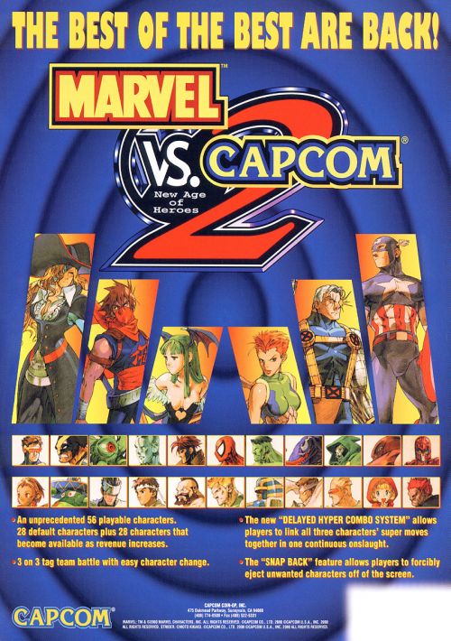 Marvel Vs Capcom 2 Rom Telechargement Gratuit Pour Mame Gamulator