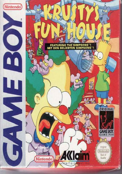 rom juego Simpsons, The - Krusty's Funhouse