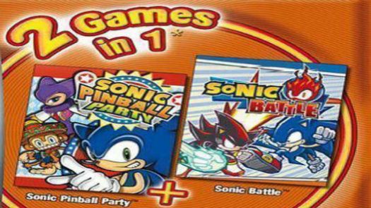 2 In 1 - Sonic Pinball Party & Sonic Battle (E)