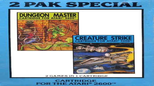  2 Pak Special Blue - Dungeon Master,Creature Strike (1992) (PAL)