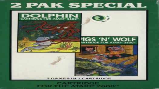 2 Pak Special - Dolphin, Pigs 'N Wolf (1990) (HES) (PAL)