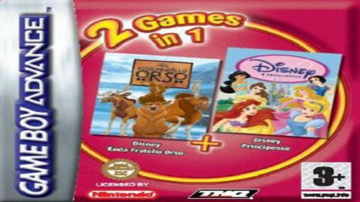 2 In 1 - Koda Fratello Orso & Disney Principesse