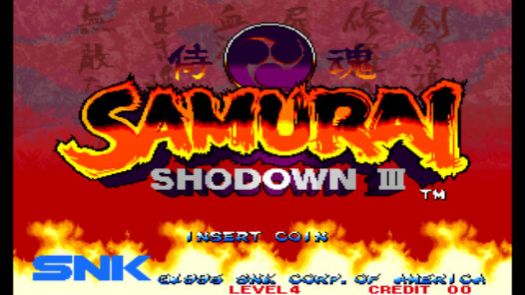 Samurai Shodown III / Samurai Spirits - Zankurou Musouken (NGH-087)