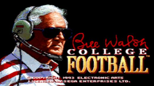 Bill Walsh College Football (U)
