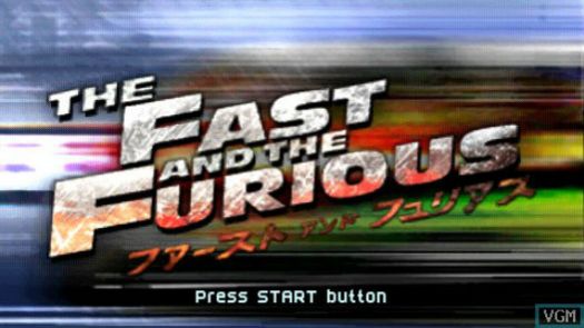 Fast and The Furious, The