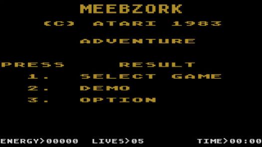 Meebzork (1983) (Atari)