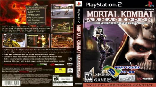 Résultat de recherche d'images pour "Mortal Kombat - Armageddon - Premium Edition playstation 2"