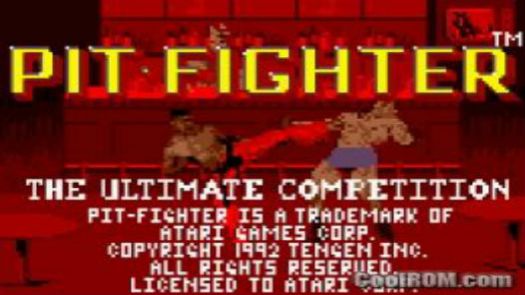 Pit Fighter - The Ultimate Competition