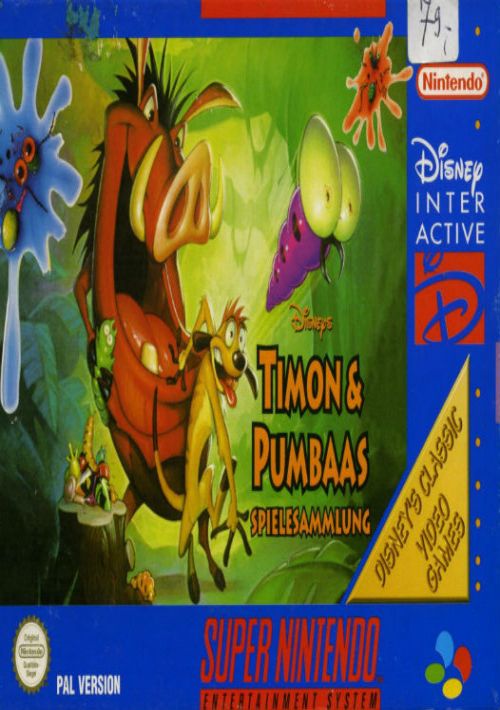 Timon And Pumbaas Jungle Games
